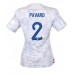 Frankrike Benjamin Pavard #2 Replika Borta matchkläder Dam VM 2022 Korta ärmar